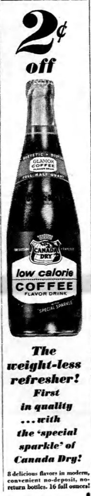 Canada Dry coffee flavored drink