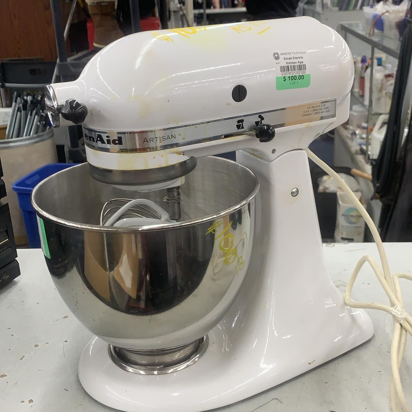 #kitchenaidmixer at Amvets $100 #thriftstorefinds