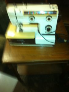 fuzzy sewing machine