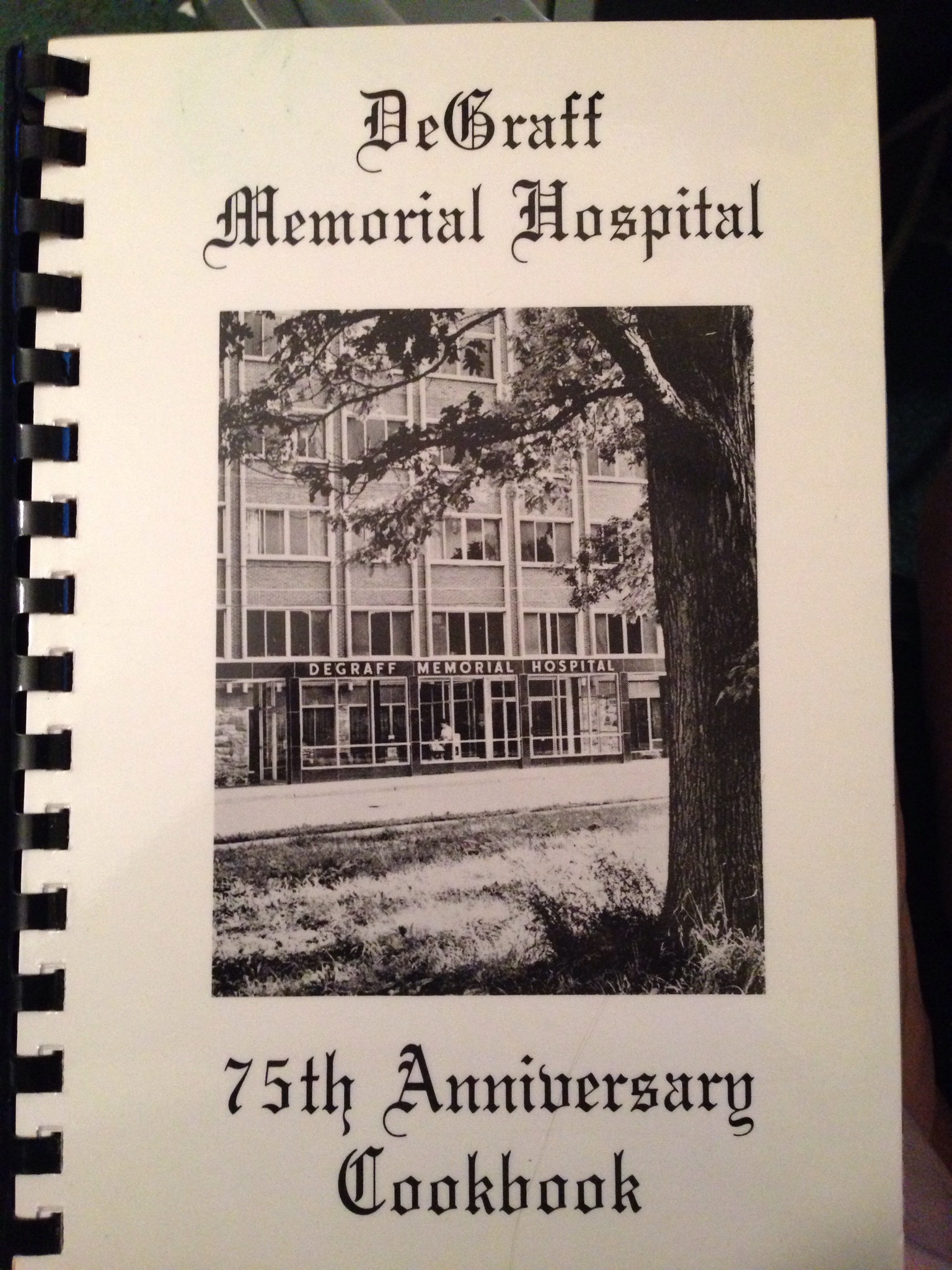 DeGraff Memorial Hospital 75th Anniversary Cookbook