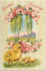 vintage easter postcard