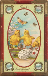 vintage easter postcard