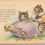 vintage easter postcard