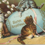 vintage easter postcard