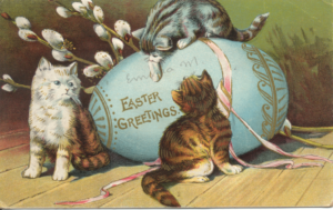 vintage easter postcard