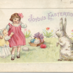 vintage easter postcard