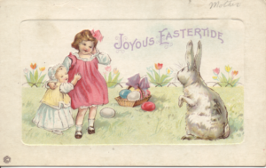 vintage easter postcard