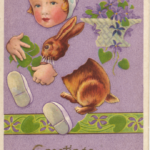 vintage easter postcard