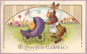 vintage easter postcard