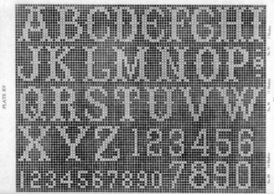 Filet Crochet Alphabet