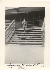 Charles Eichhorn Stairway at Mess Hall