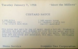 Custard sauce