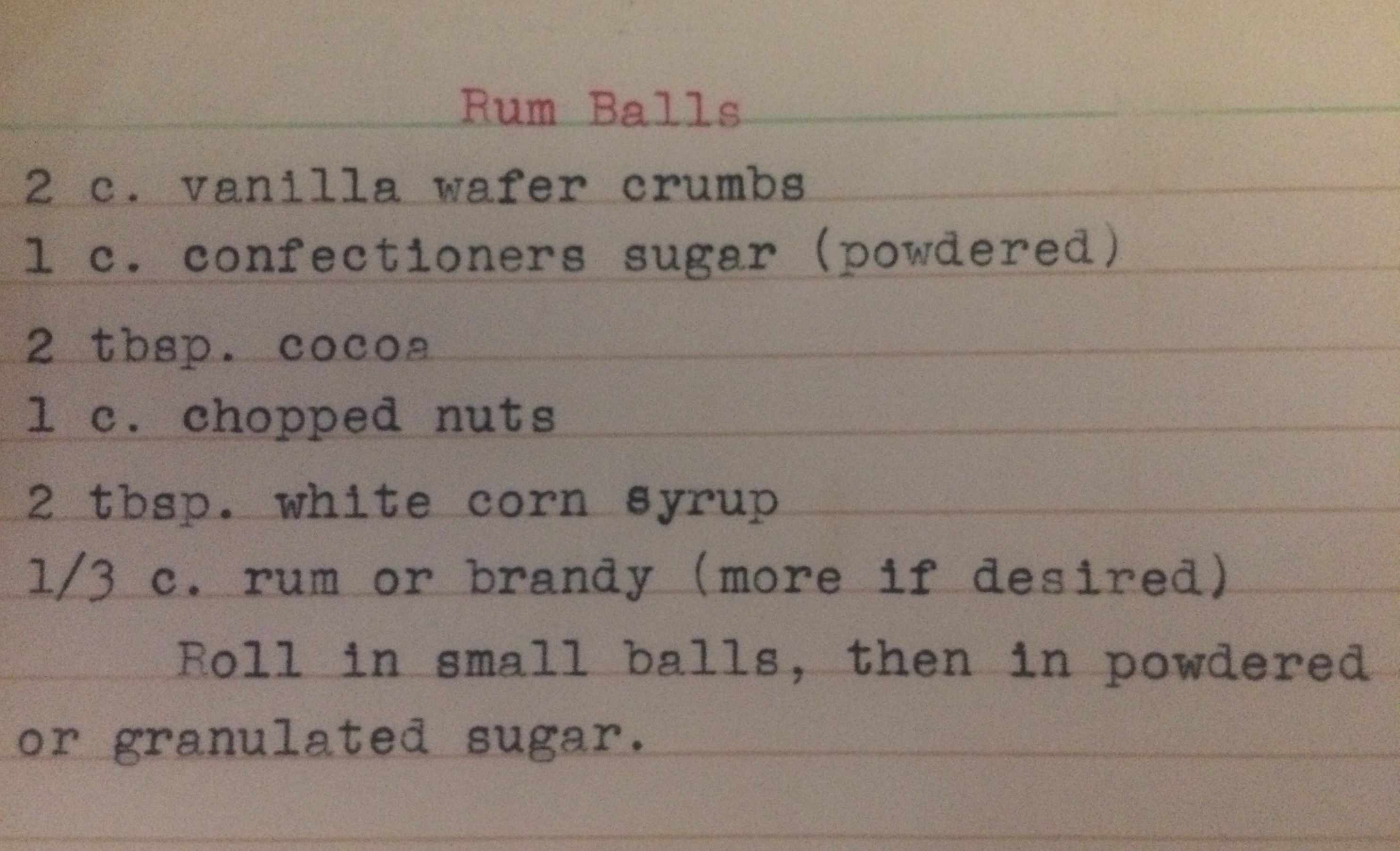 Rum Balls