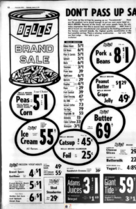 bells supermarkets 1971