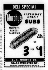 murphys sub