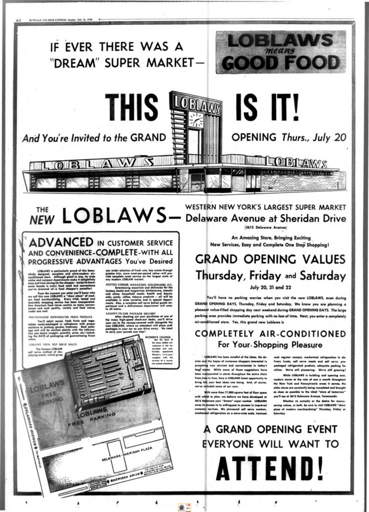 Loblaws 1950 Tonawanda NY