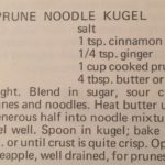 Prune Noodle Kugel