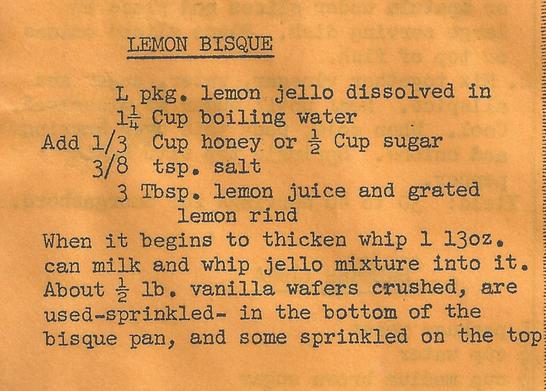 lemon bisque