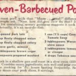 Oven BBQ Pork