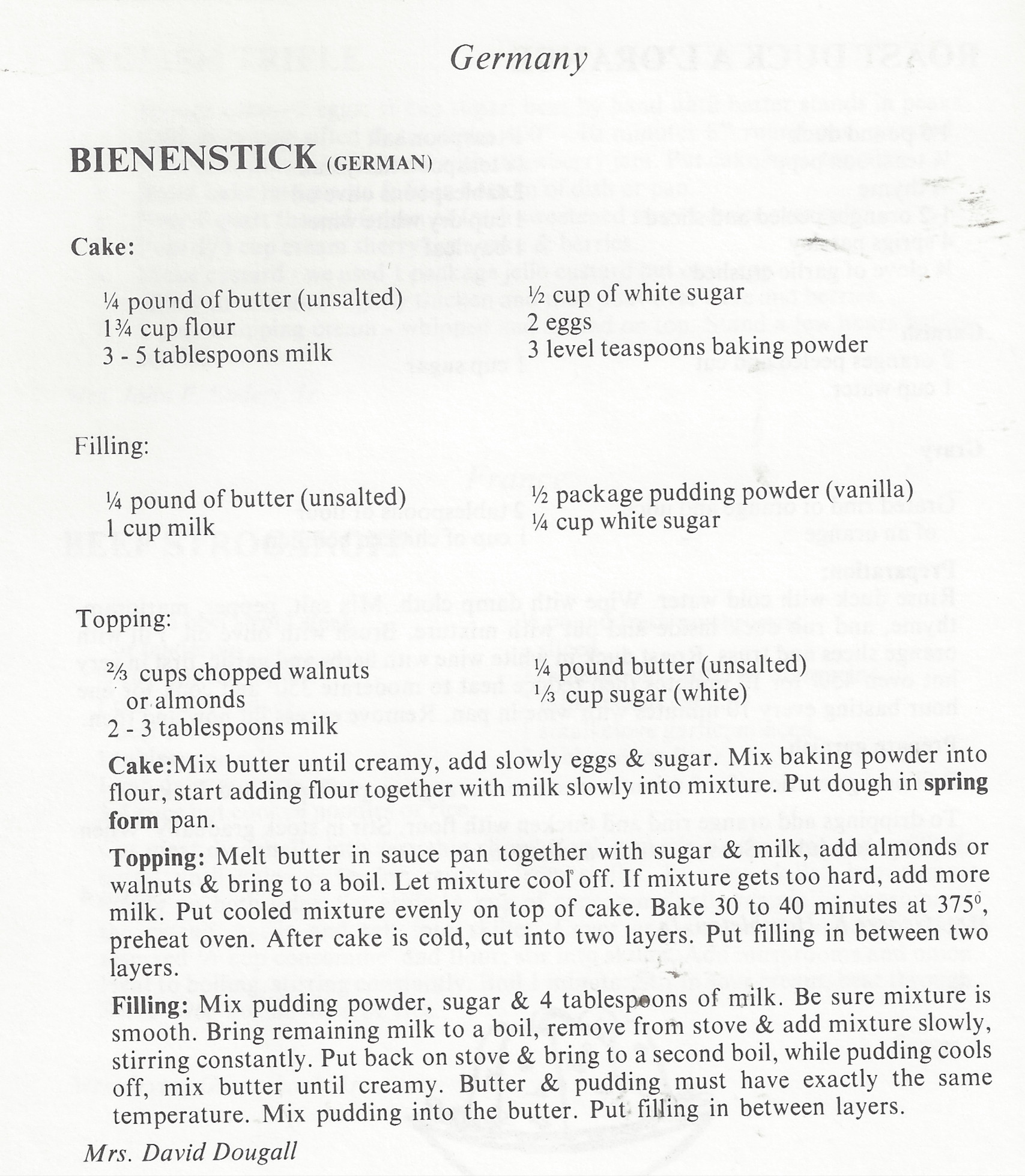 bienenstick